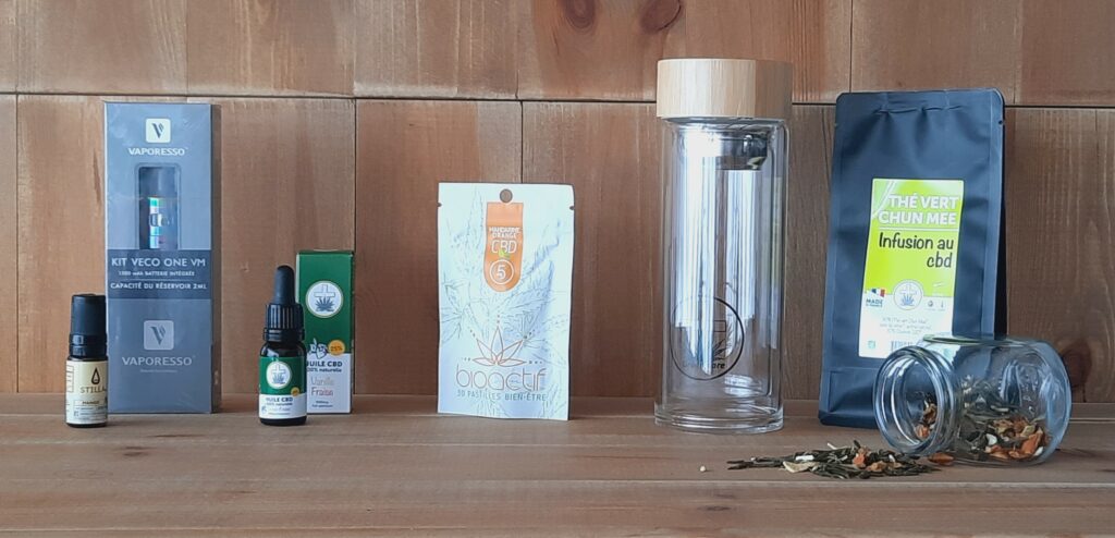 produit CBD lumière Source et Nature