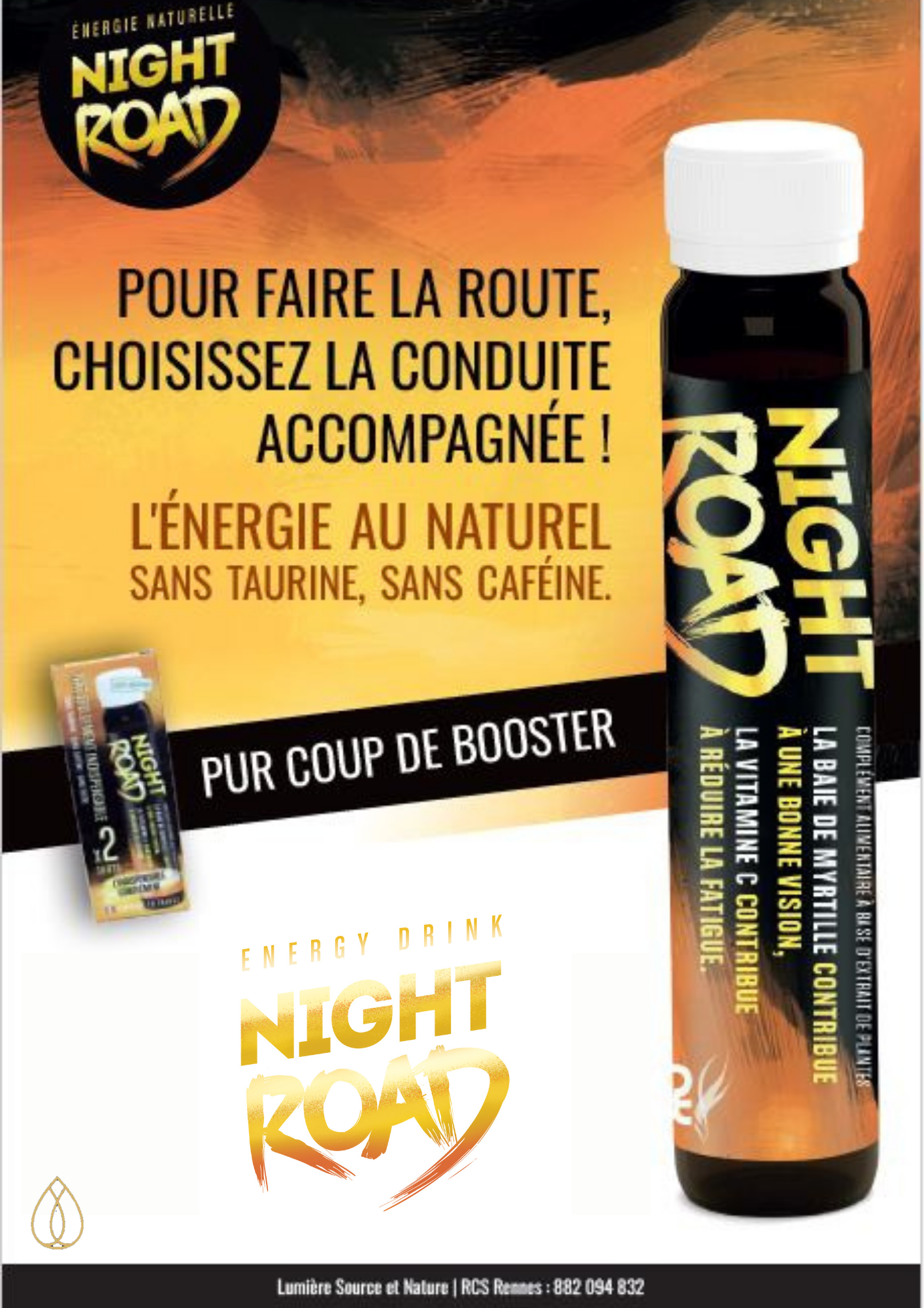 night road affiche